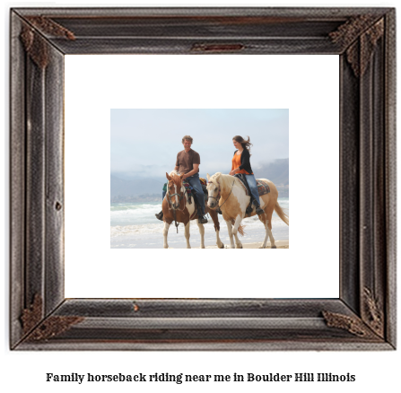 family horseback riding near me in Boulder Hill, Illinois